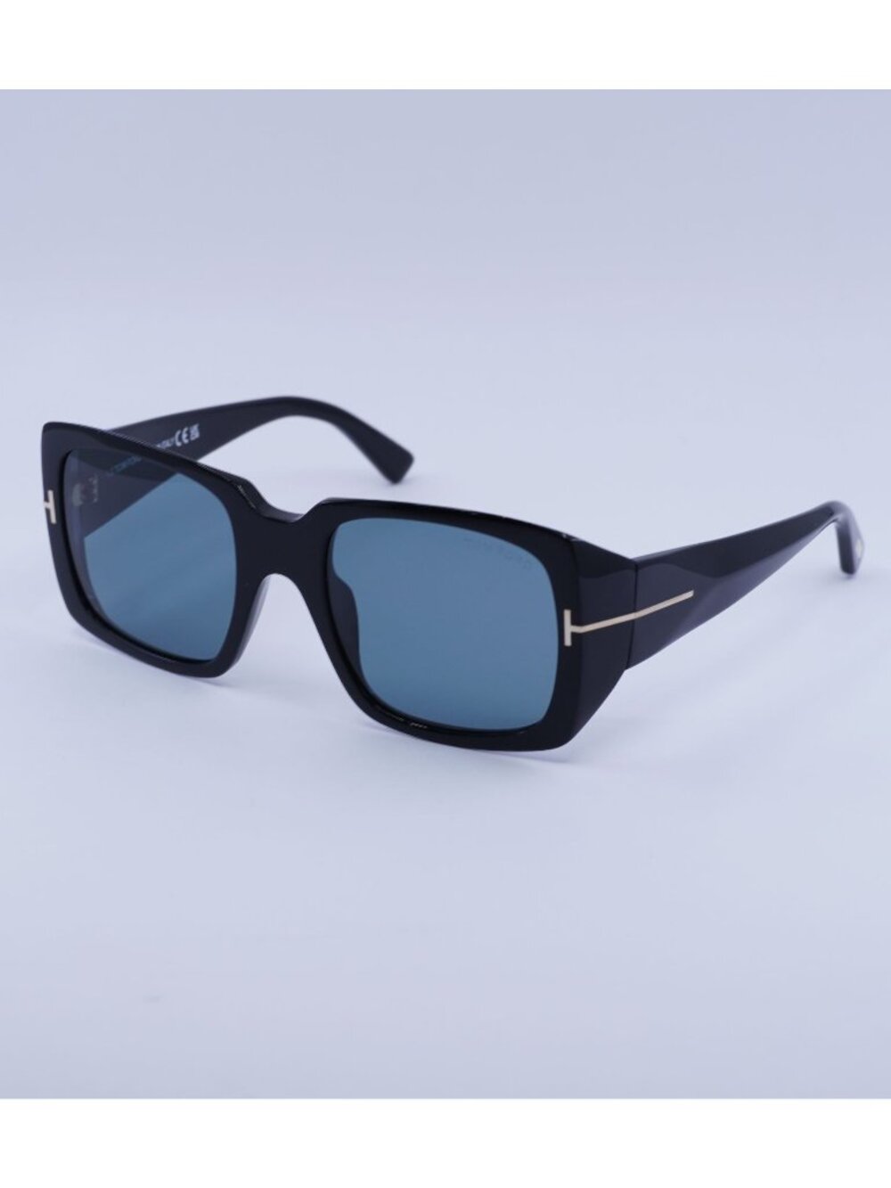 Tom Ford Ryder FT1035 01V Sunglasses Shiny Black Square Frame